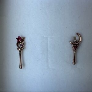 Pair of OST x Sailor Moon Rose Gold Stud Earrings